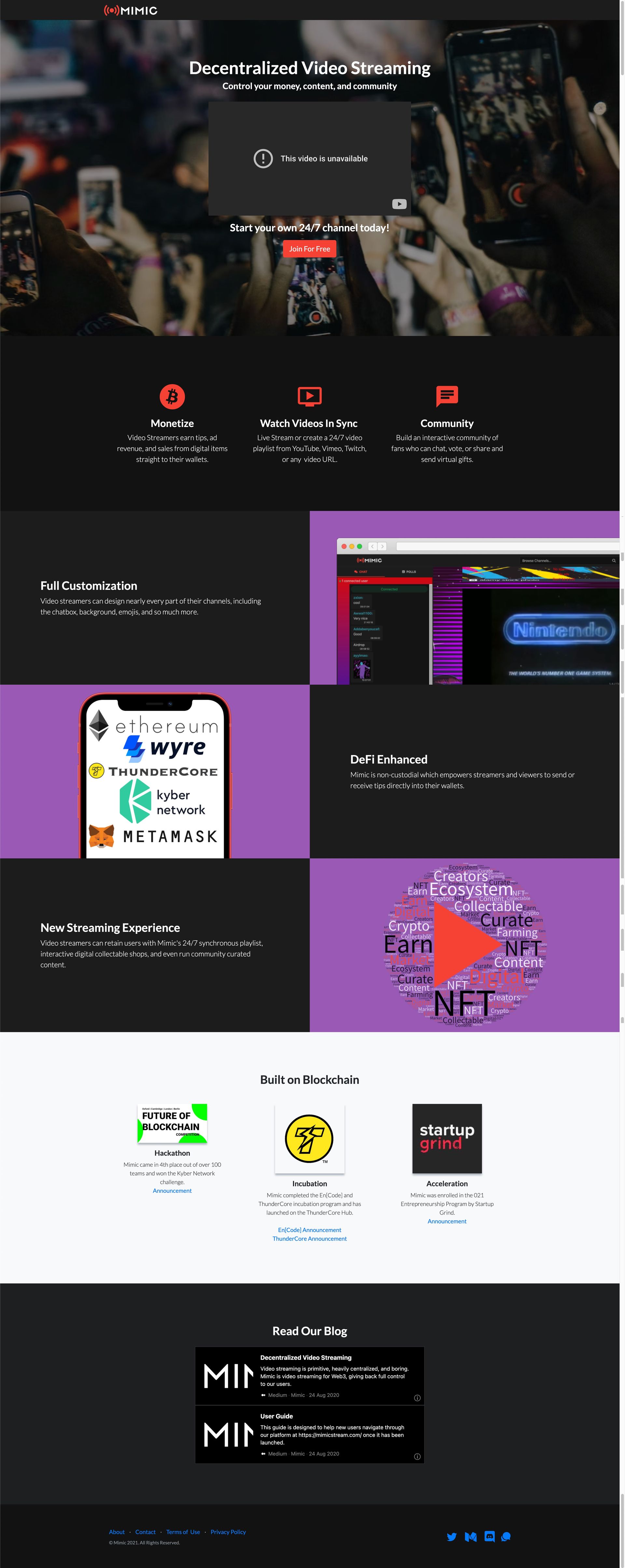 Decentralized Video Streaming